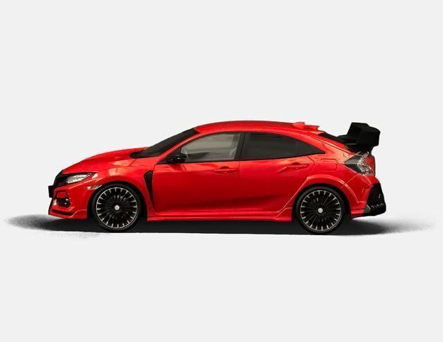 ポップレース　1/18　ホンダ シビック タイプR　レッド　新品
