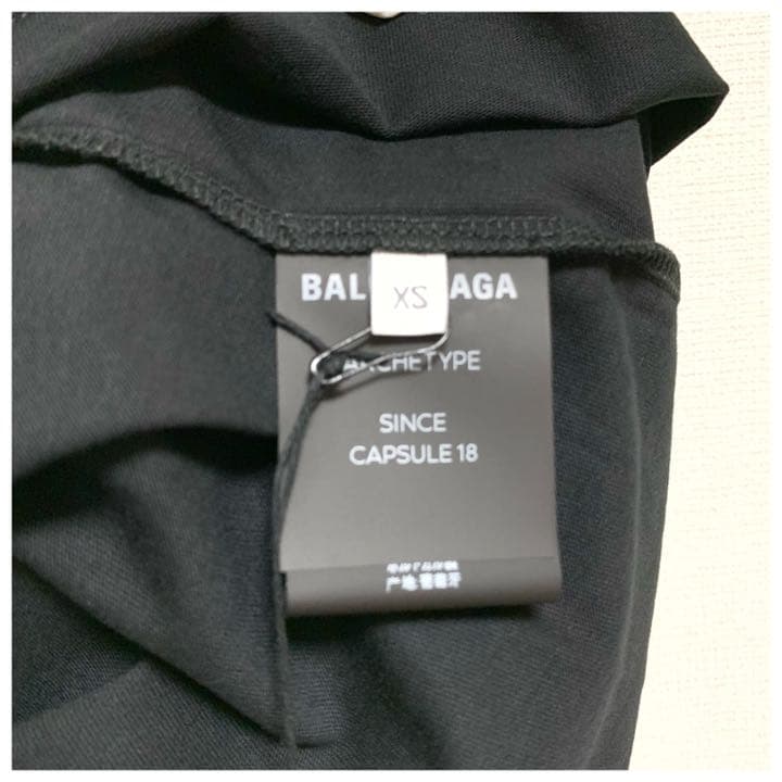 大人気!】 新品・未使用 バレンシアガ Tシャツ ブラック サイズ XS