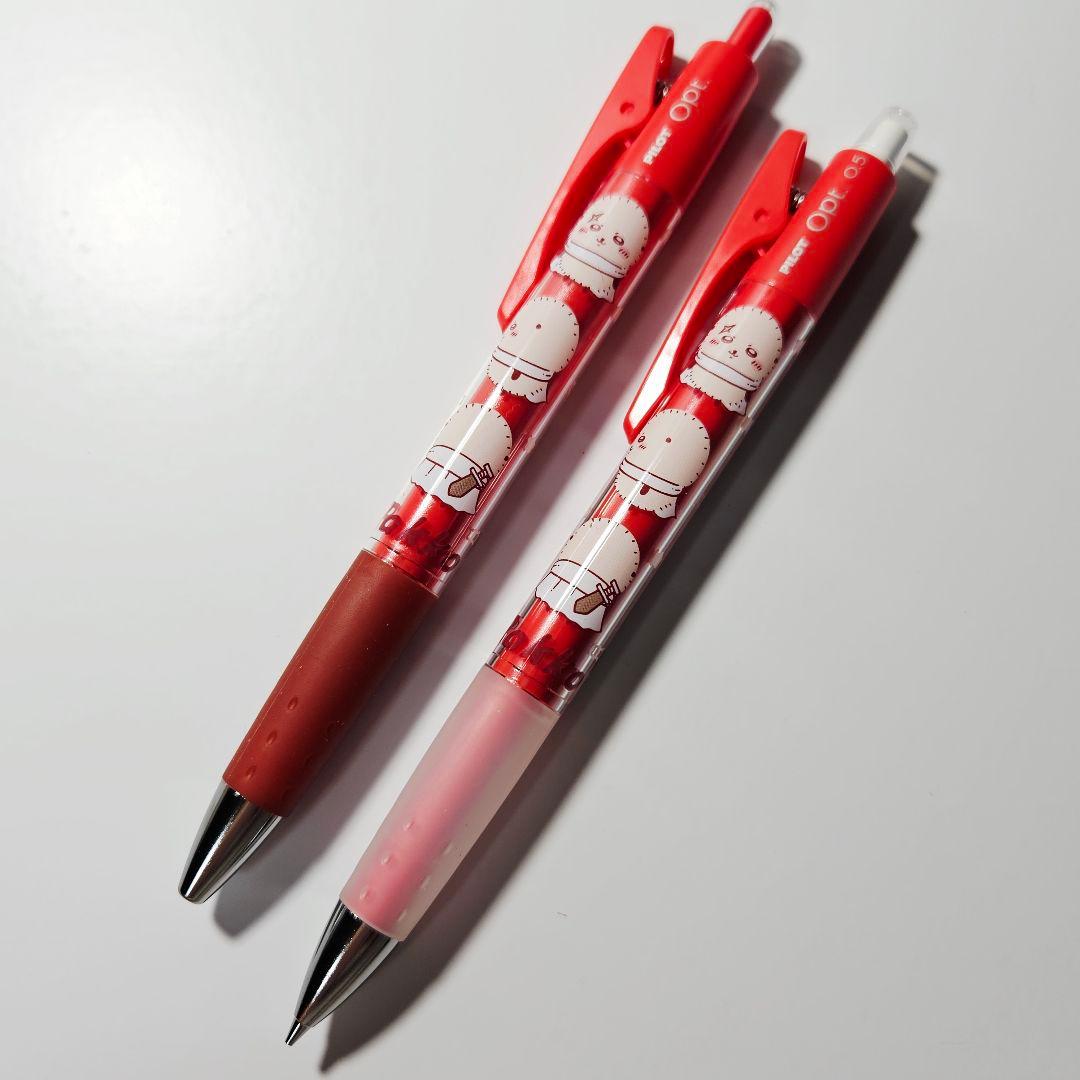 シャーペン　ボールペン　セット(お値下げうけつけています。) ちいかわ ラッコ カニちゃん Opt. オプト シャーペン ボールペン
