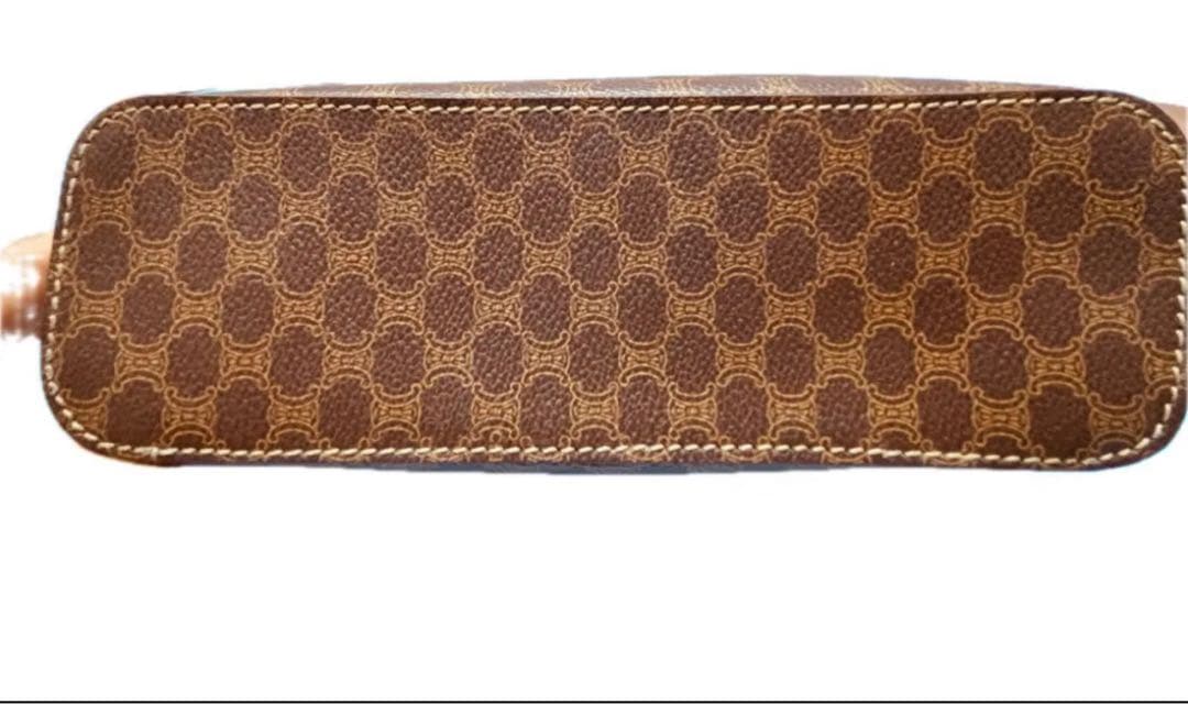 2025新作品質保証。 CELINE マカダム トリオンフ バニティバッグ 安い！かわいい！