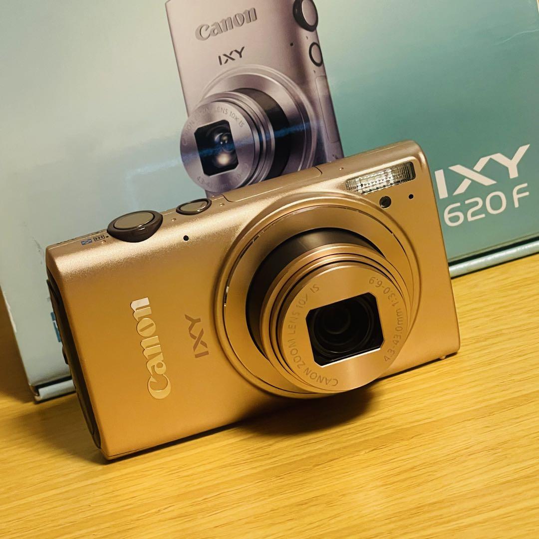 【極美品】Canon IXY 620F ゴールド Wi-Fi対応 コンデジ