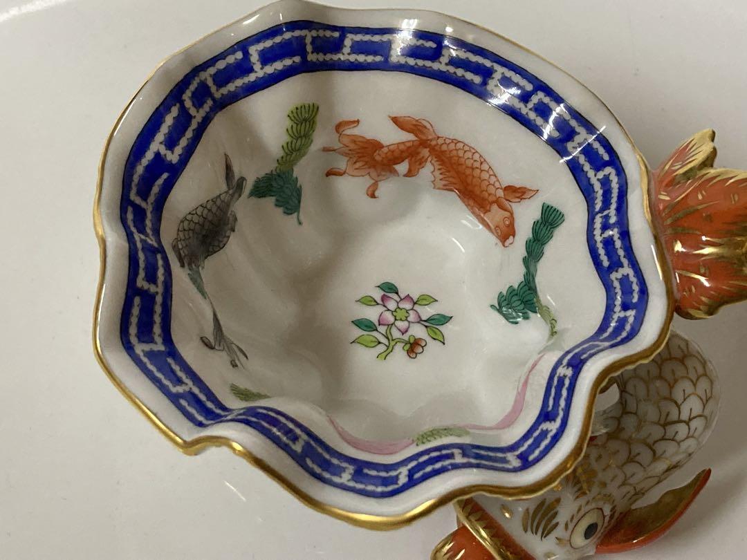 希少　　ヘレンド　シノワズリ　　金魚