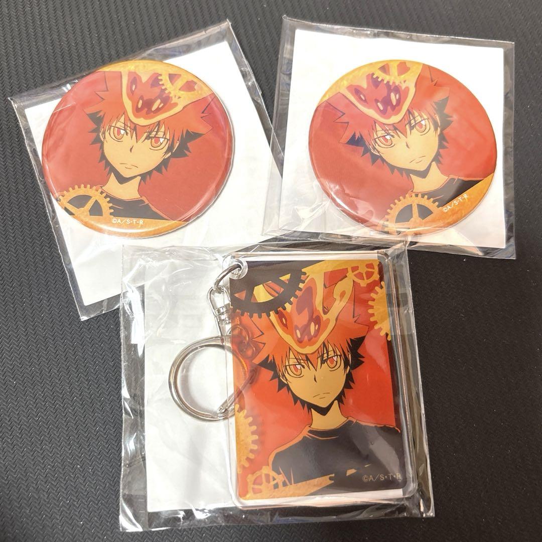 家庭教師ヒットマンREBORN オンラインクジら 缶バッジ ツナ 沢田