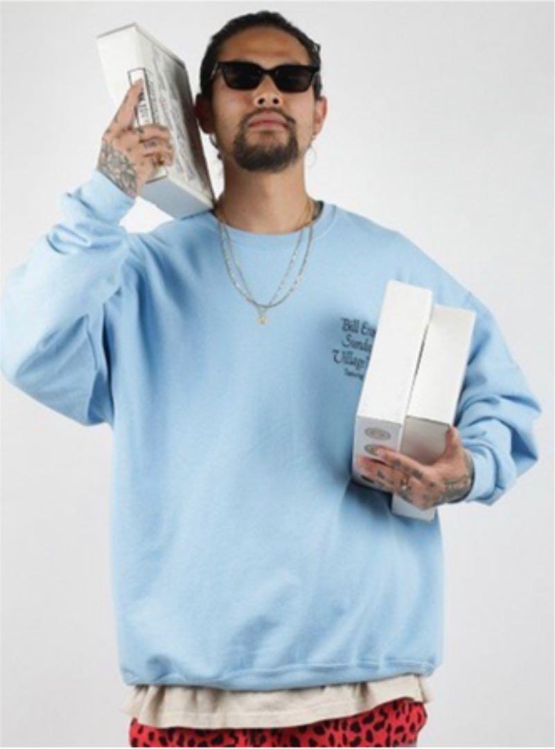 お気に入りの 試着のみ SWEAT NECK CREW 21SS ワコマリア - スウェット