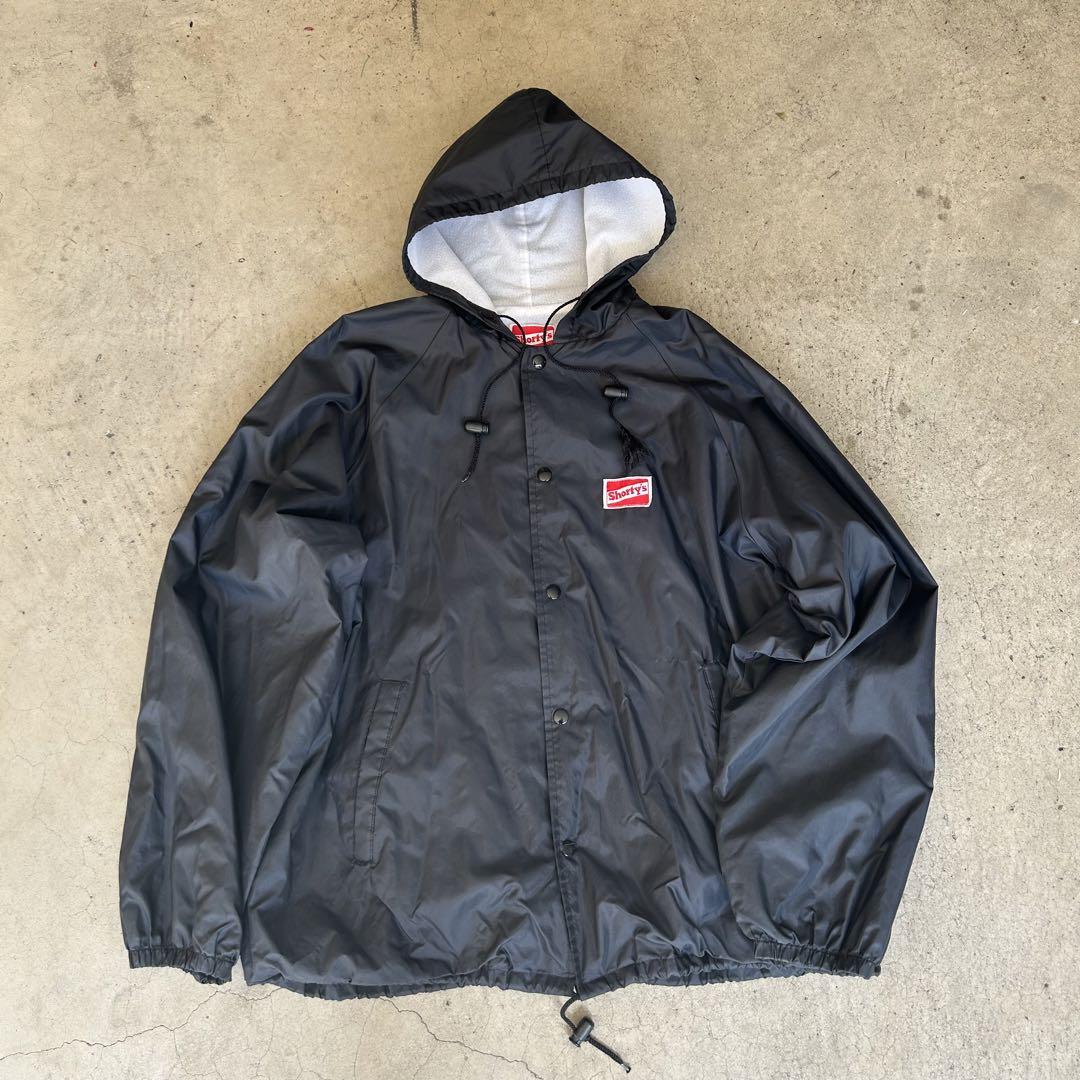 shorty's 90s フード付きコーチジャケット ブラック XL - メルカリ shorty's 90s フード付きコーチジャケット ブラック XL - メルカリ