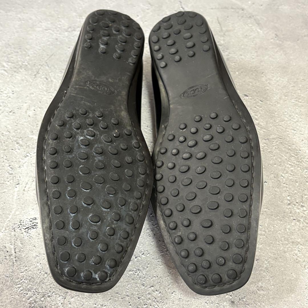 トッズ　TOD’S (38.5) レザーコインローファー　ドライビングシューズ