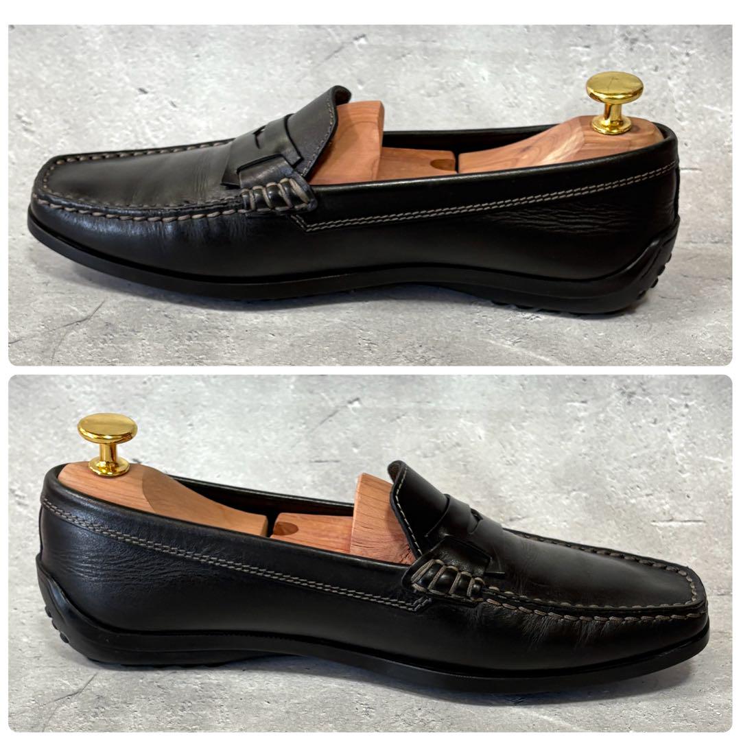 トッズ　TOD’S (38.5) レザーコインローファー　ドライビングシューズ