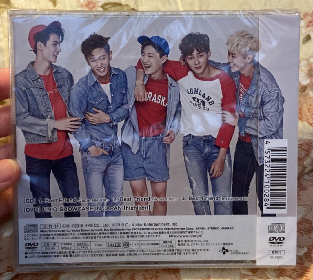 新品 UNIQ Best Friend CD+DVD UNIQ Best Friend CD+DVD