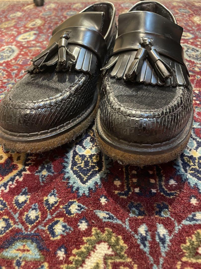 Georgeo cox Fred Perry タッセルローファー　ハラコ　コラボ