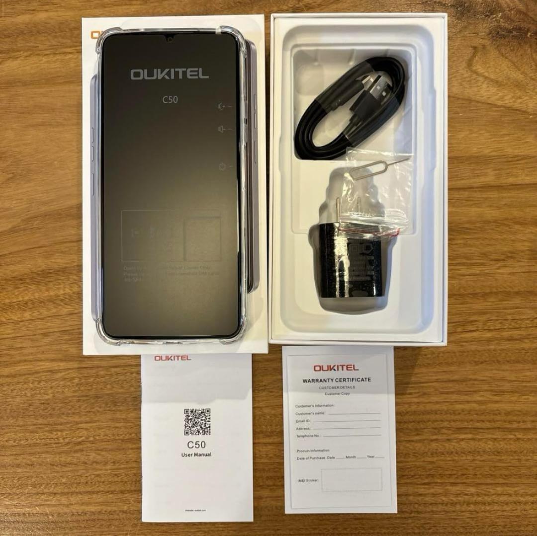 OUKITEL スマートフォン 急速充電対応