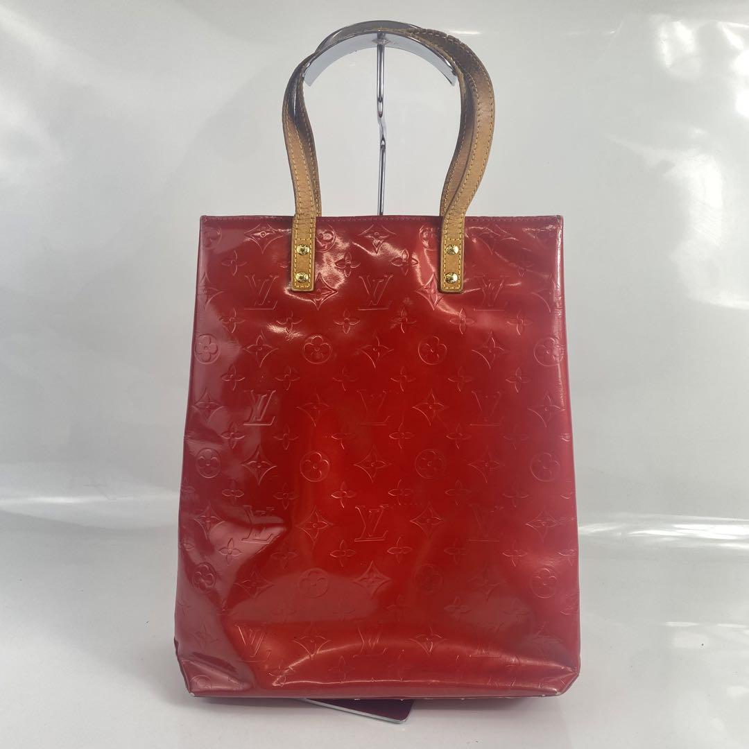 LOUIS VUITTON トートバッグ リードMM ヴェルニ レッド