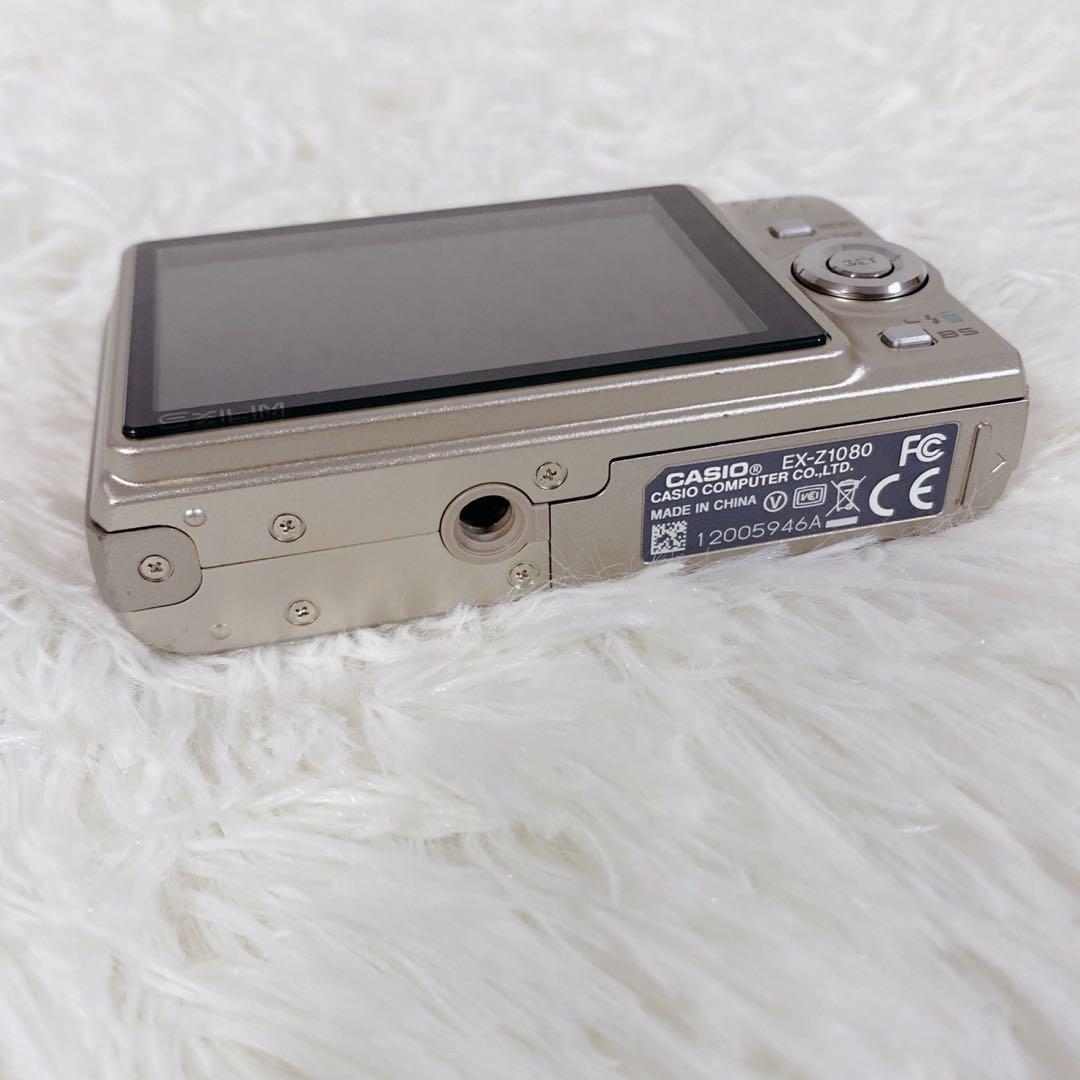 美品✨カシオ デジタルカメラ CASIO EXILIM EX-Z1080シルバー