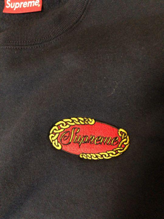 定番品質保証 シュプリーム chain logo crew neck 5CIzL-m20651840484 人気格安