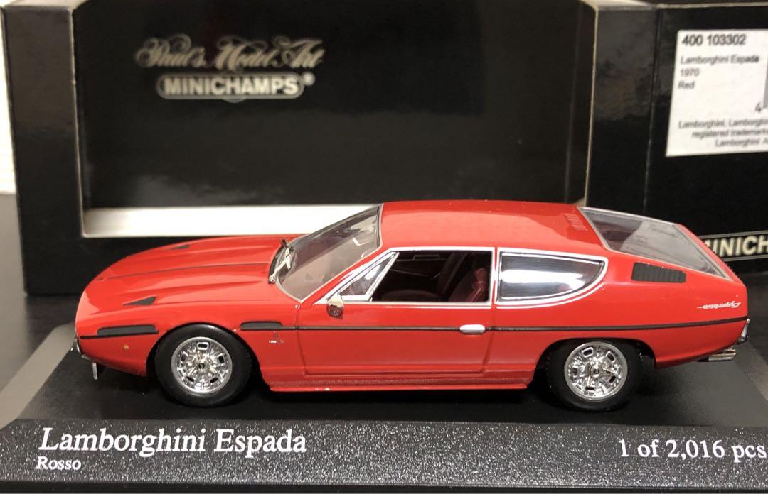ランボルギーニ エスパーダ & ハラマ MINI CHAMPS 1/43 レア 1/43 ミニチャンプス ランボルギーニ・エスパーダ 1970