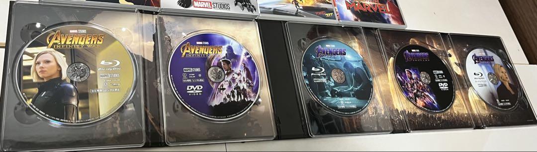マーベルシネマティックユニバース 24作品+2 ブルーレイ＆DVD