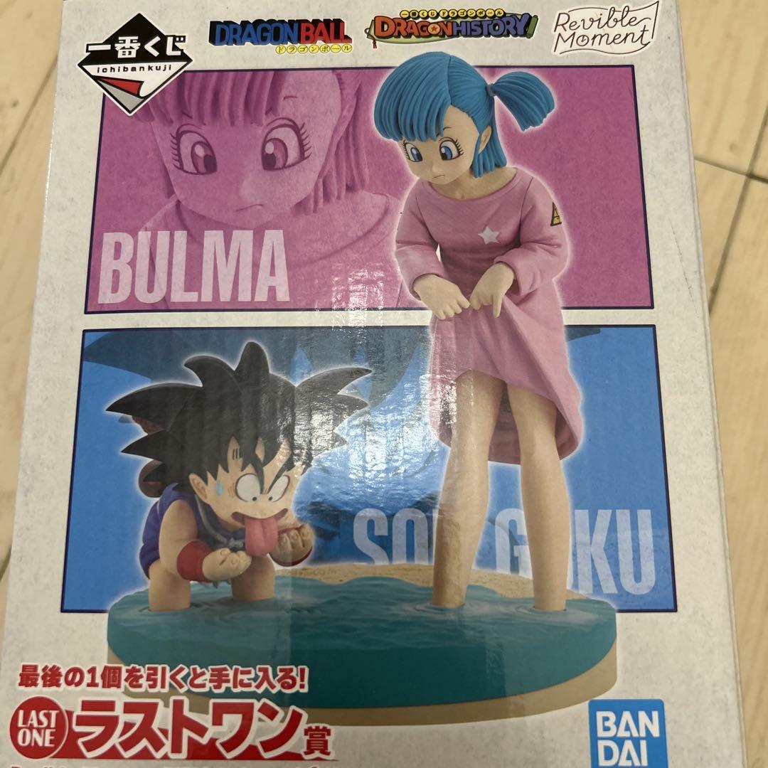 ドラゴンボール 一番くじ ラストワン　孫悟空 & ブルマ フィギュア　新品未開封