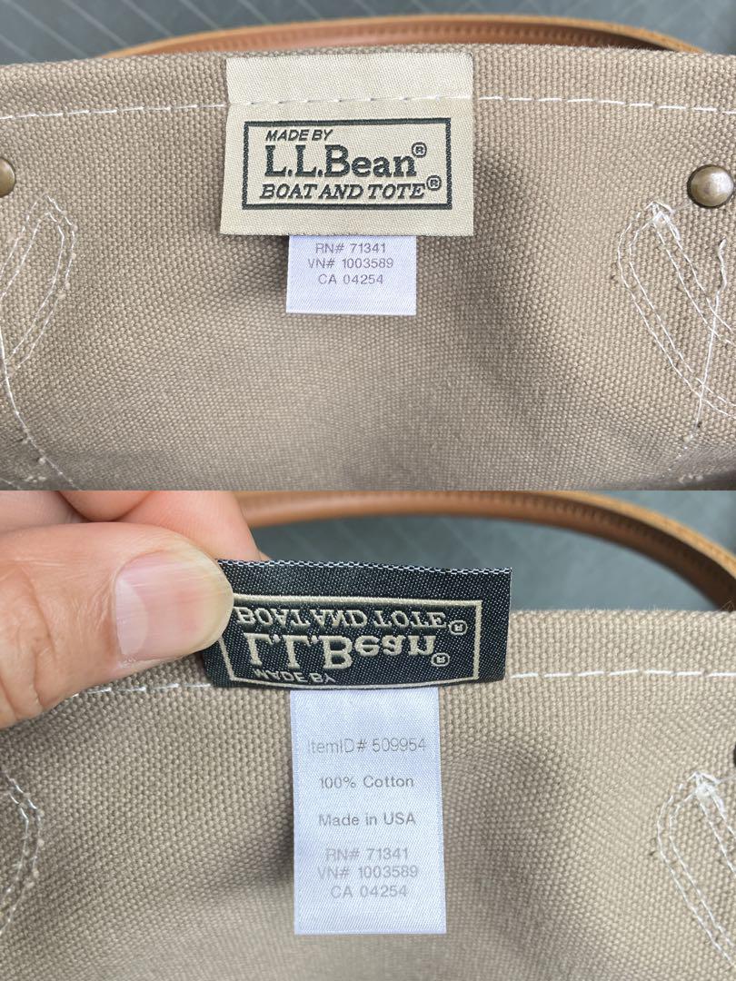 L.L.Bean トートバッグ カタディン レザーハンドル