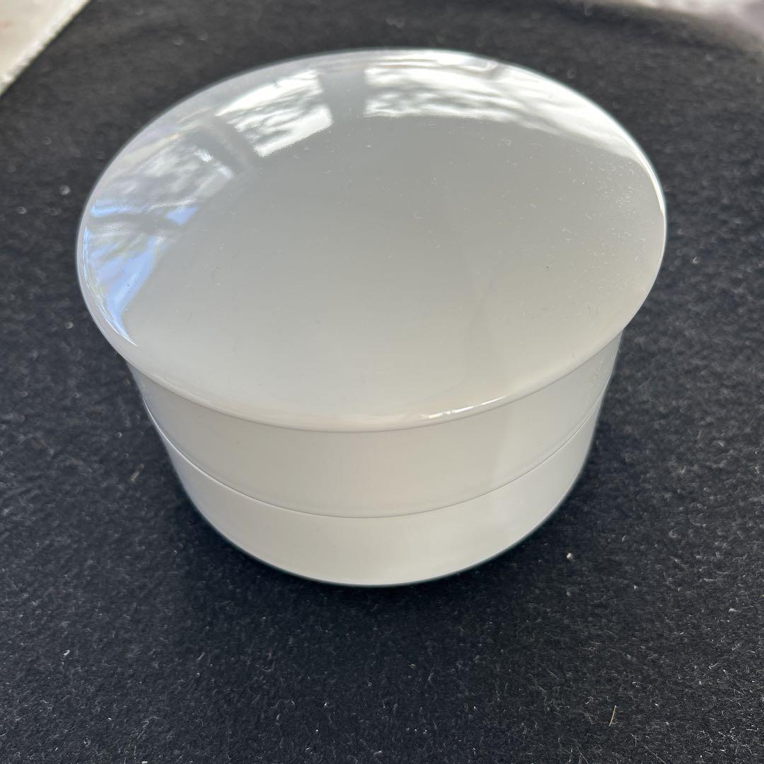 白陶器二重箱ポーセラーツ