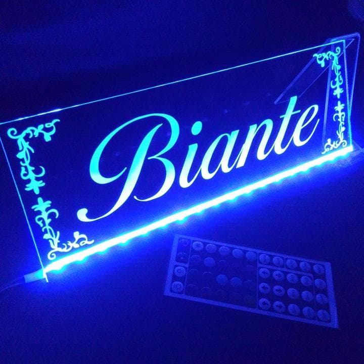 ビアンテ① LEDアクリルプレート 内装 ライト カスタム マツダ mazda