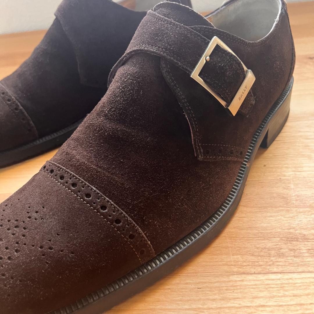 【美品】BALLY バリー|本革スエード モンクストラップシューズ 26.5cm 【美品】BALLY バリー|本革スエード モンクストラップシューズ 26.5cm