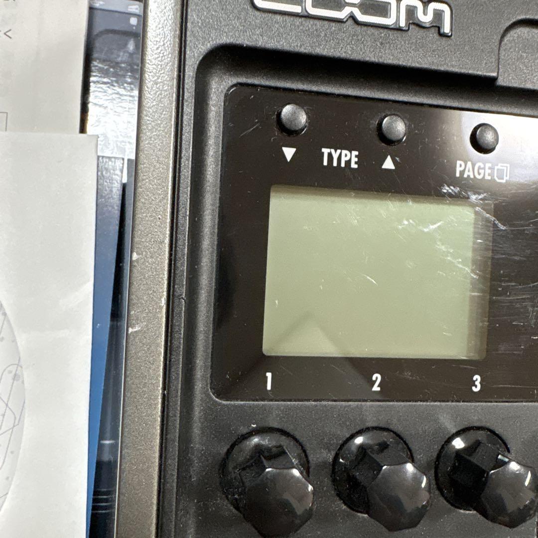 Zoom G3X ギターエフェクター 本体と付属品