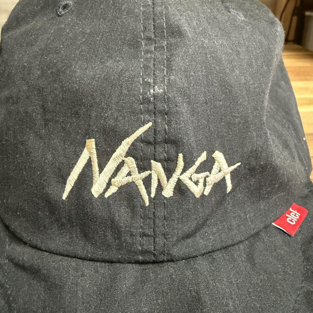 NANGA x Clef 黒 TAKIBI WIRED B.CAP 中古