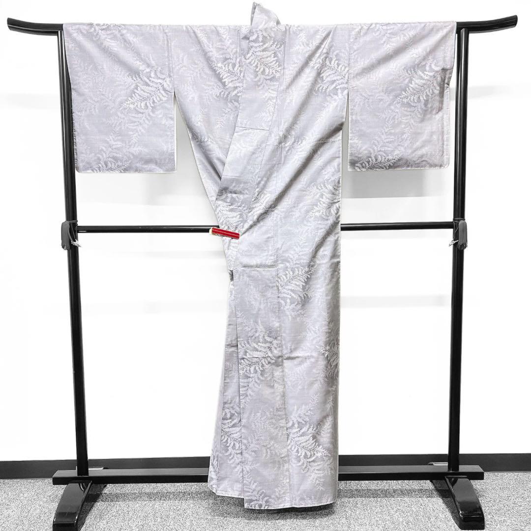 SALE】大島紬 総刺子の縦縞柄の付け下げ 着物