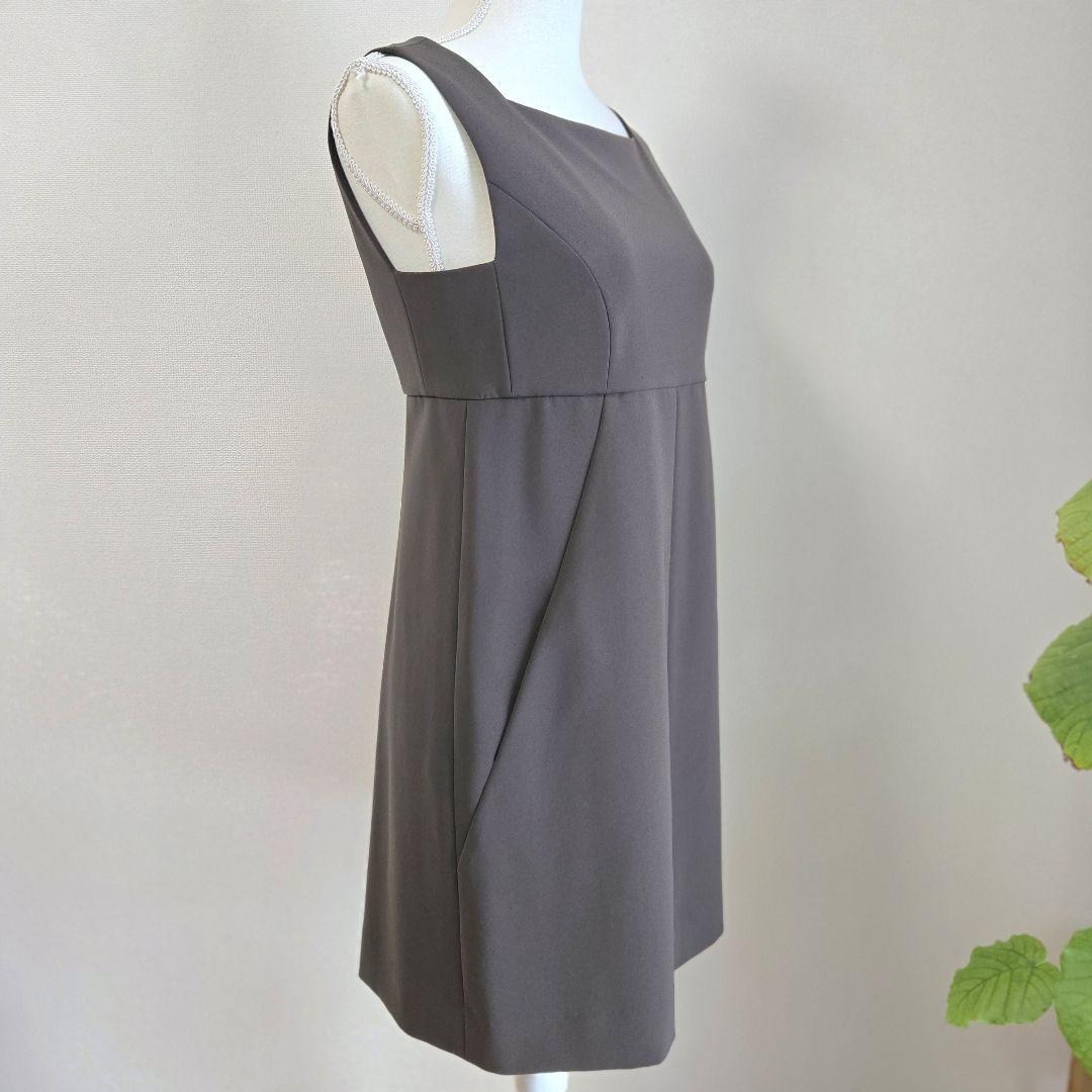 美品 フォクシー FOXEY NEWYORK 40 ワンピース ノースリーブ