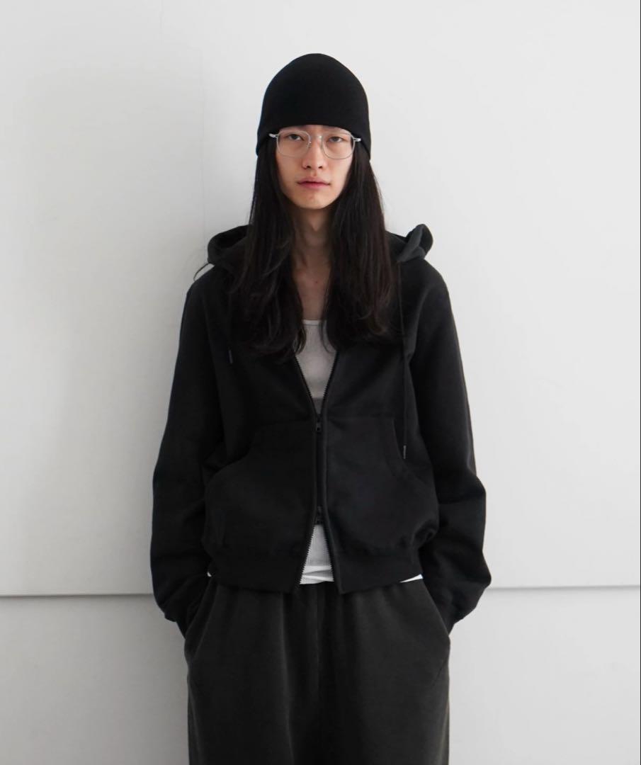 KAIKO DOUBLE ZIP PARKA BLACK トップス