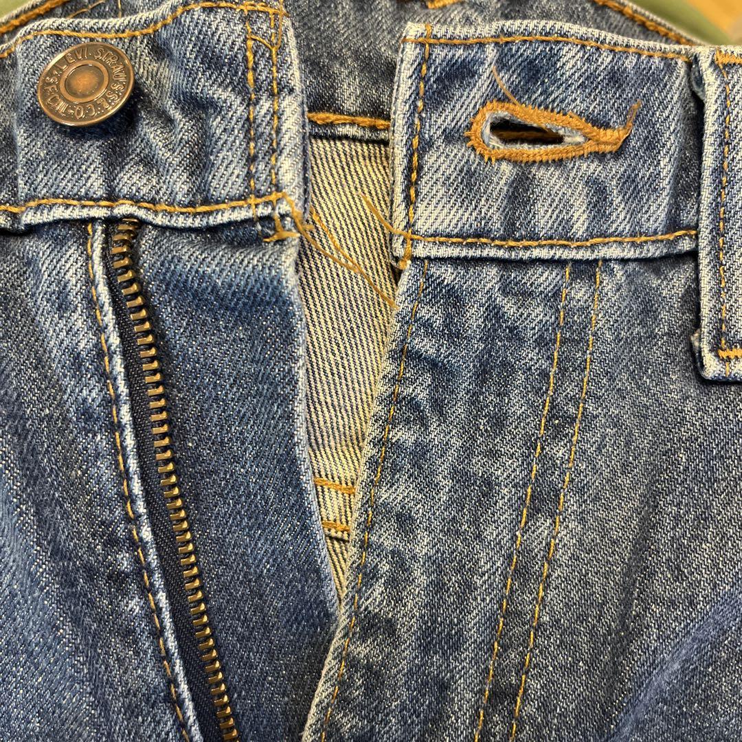 リーバイス519ストレートデニムパンツ インディゴ米国製