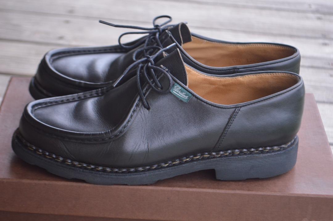PARABOOT　MICHAEL　UK5.5　ブラック　ミカエル