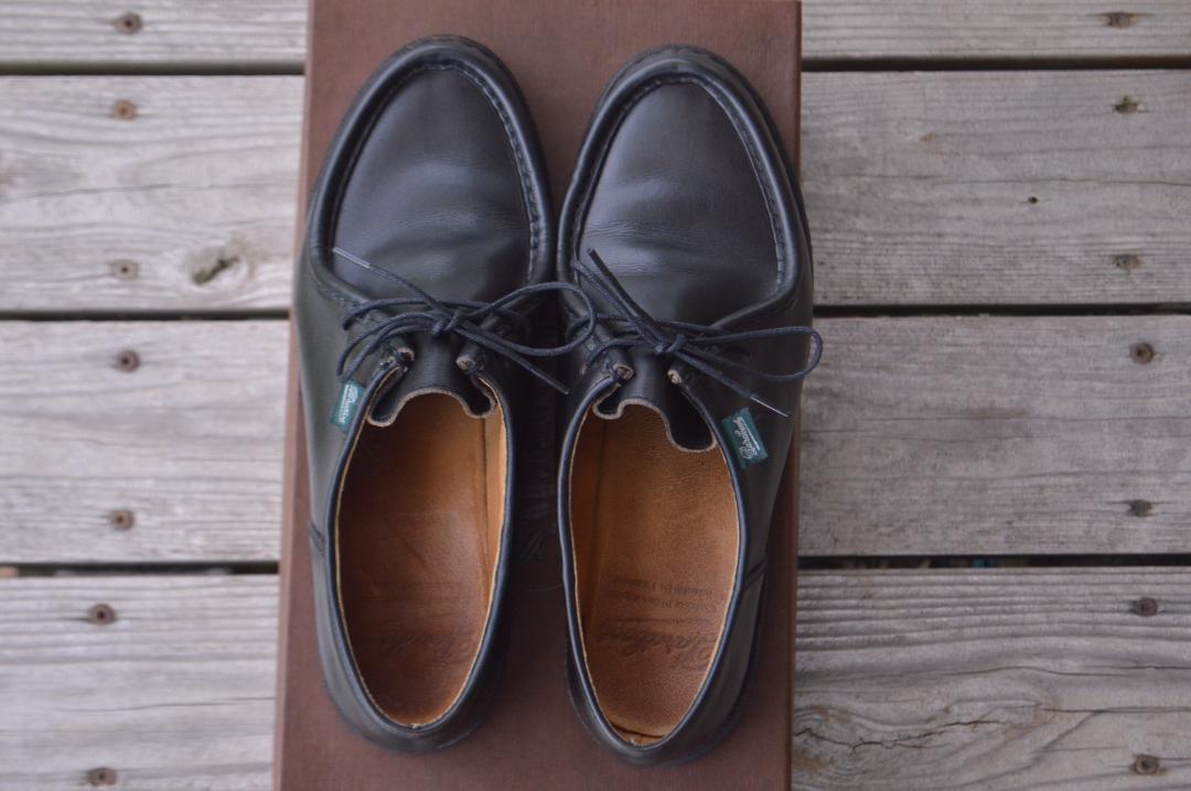 PARABOOT　MICHAEL　UK5.5　ブラック　ミカエル