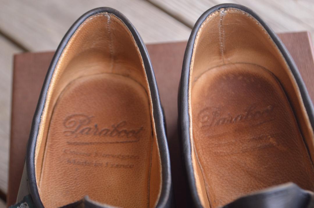 PARABOOT　MICHAEL　UK5.5　ブラック　ミカエル