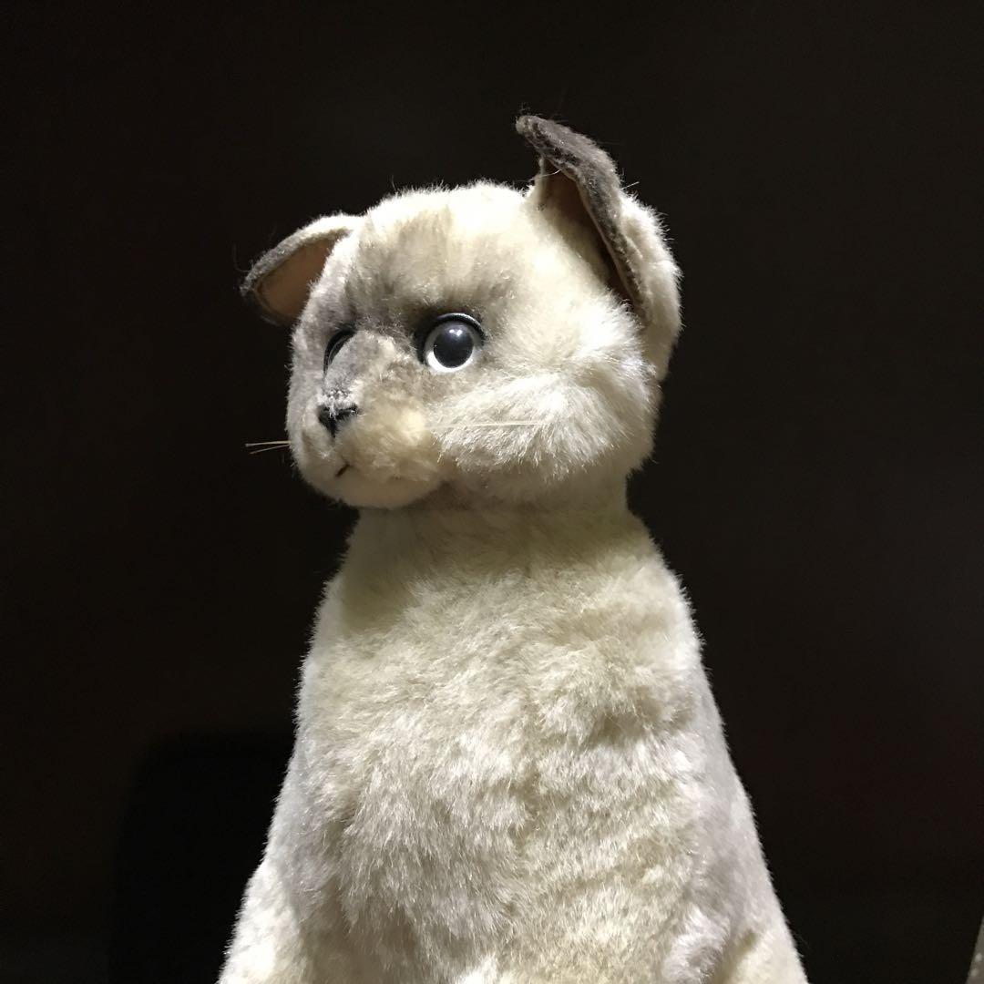 ぬいぐるみ 猫 ねこ シャム猫 オリエンタルトーイ 日本製 レトロ