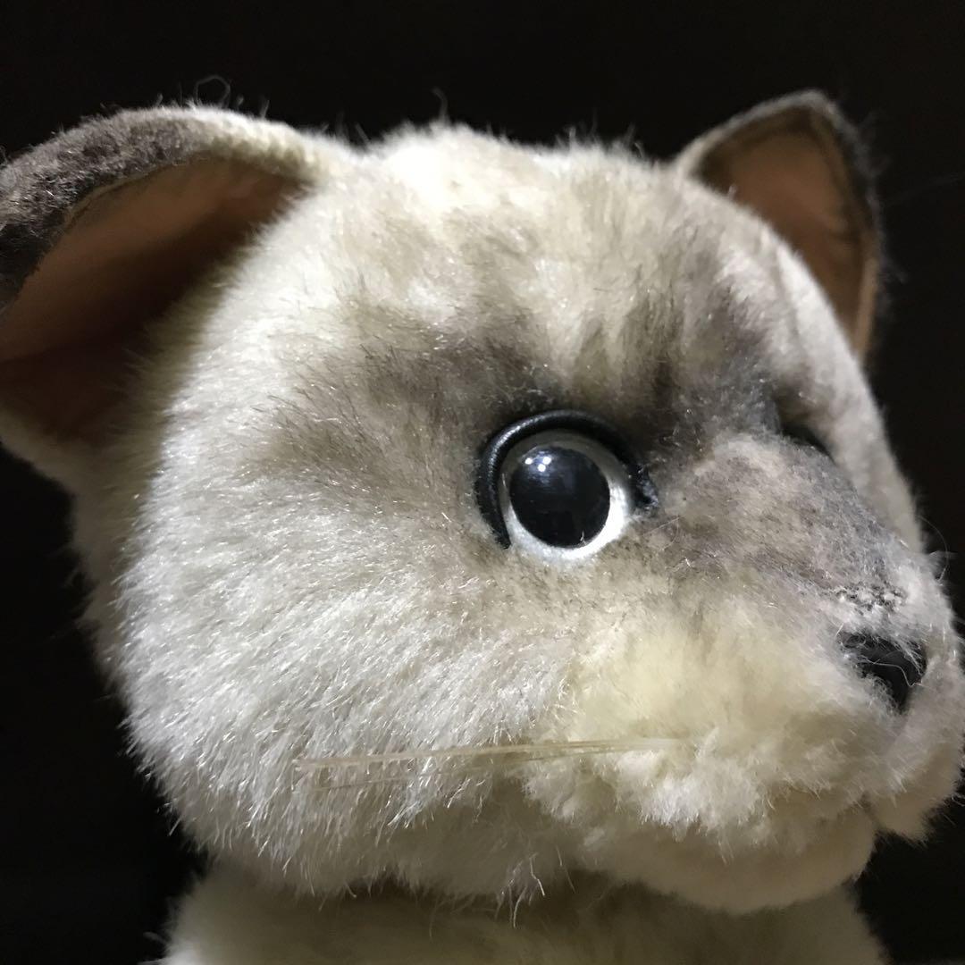 ぬいぐるみ 猫 ねこ シャム猫 オリエンタルトーイ 日本製 レトロ