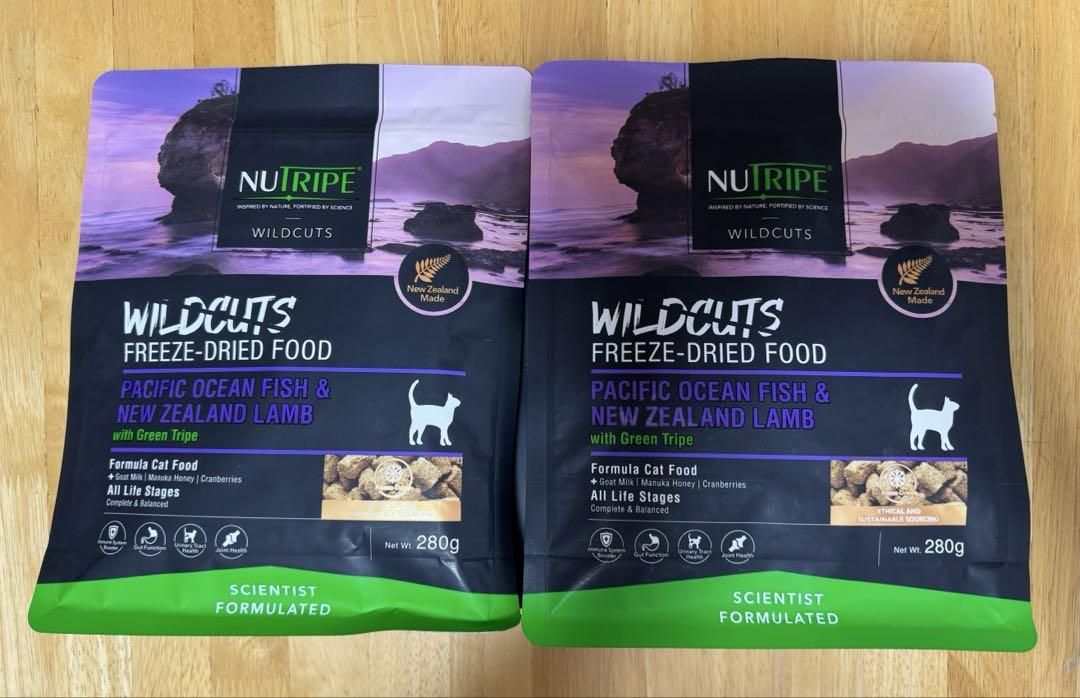 NUTRIPE WILDCUTS フリーズドライキャットフード 280g