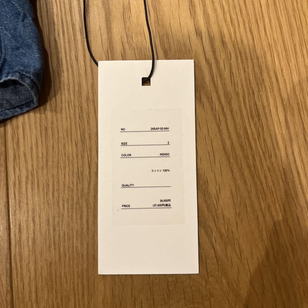 A.PRESSE ウォッシュドデニムシャツsize2