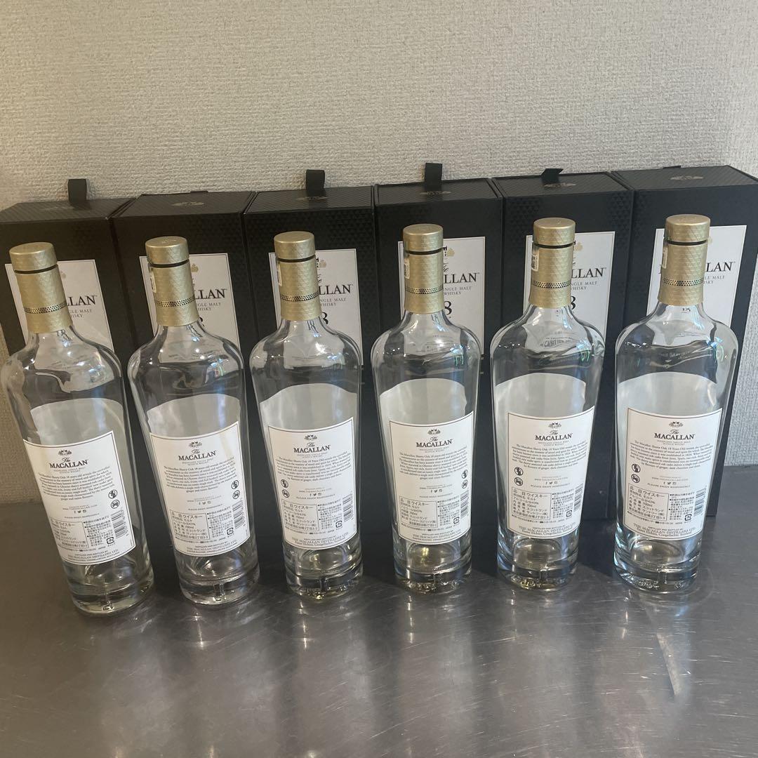 売れ筋ランキングも掲載中！ 700ml 18年 マッカラン MACALLAN 空瓶 空箱6個 6本 ウイスキー