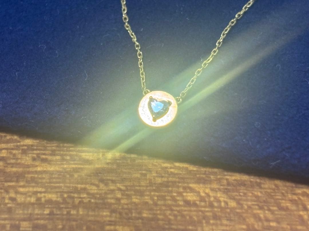 AHKAH 純金ネックレス ハート型