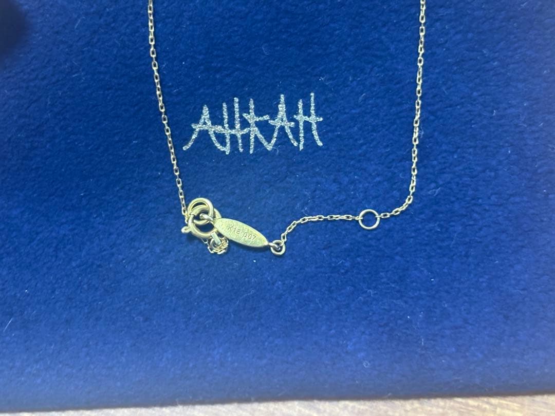 AHKAH 純金ネックレス ハート型