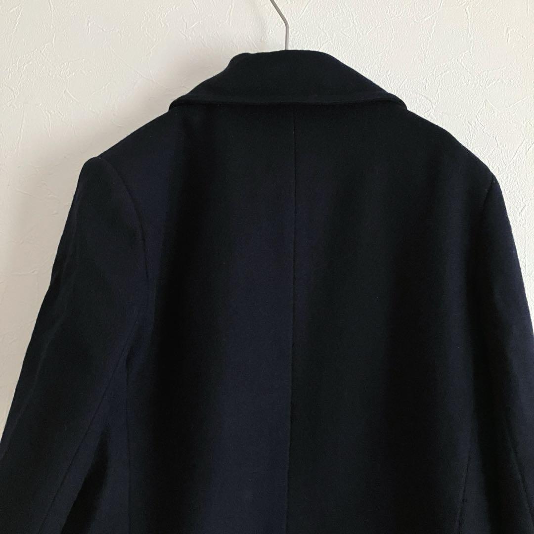 RALPH LAUREN ラルフローレン Pコート イカリボタンネイビー 11号