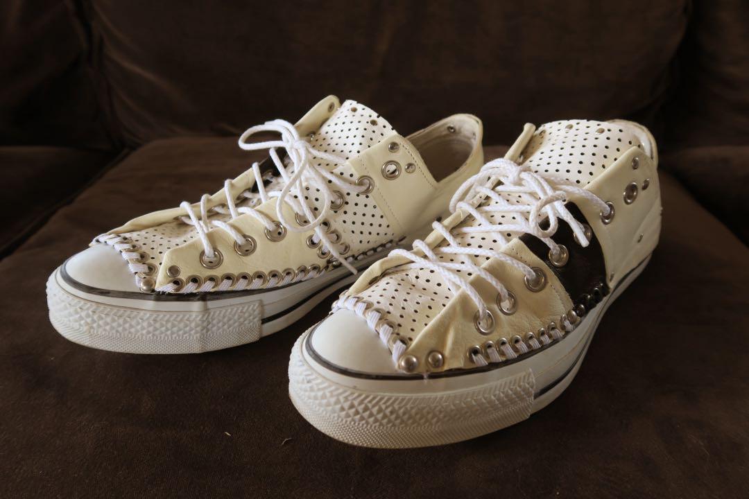 CONVERS/コンバースオールスター/アイボリー スタッズ付きスニーカー/レア