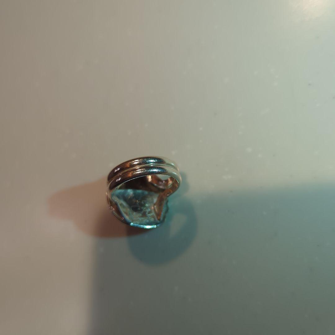 インディアンジュエリー 　ターコイズ 　オーバルリング