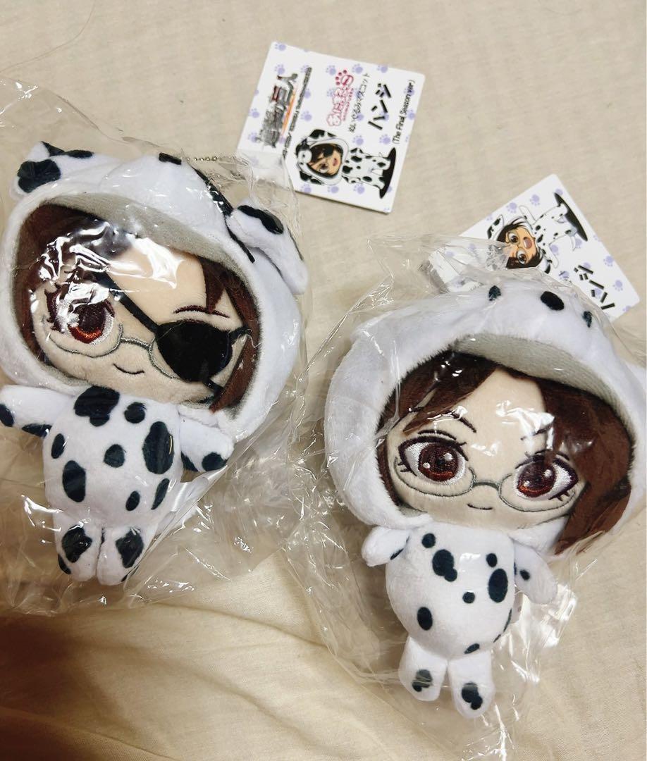 進撃の巨人　あにまるっこ　ハンジ　ぬいぐるみマスコット　2個セット