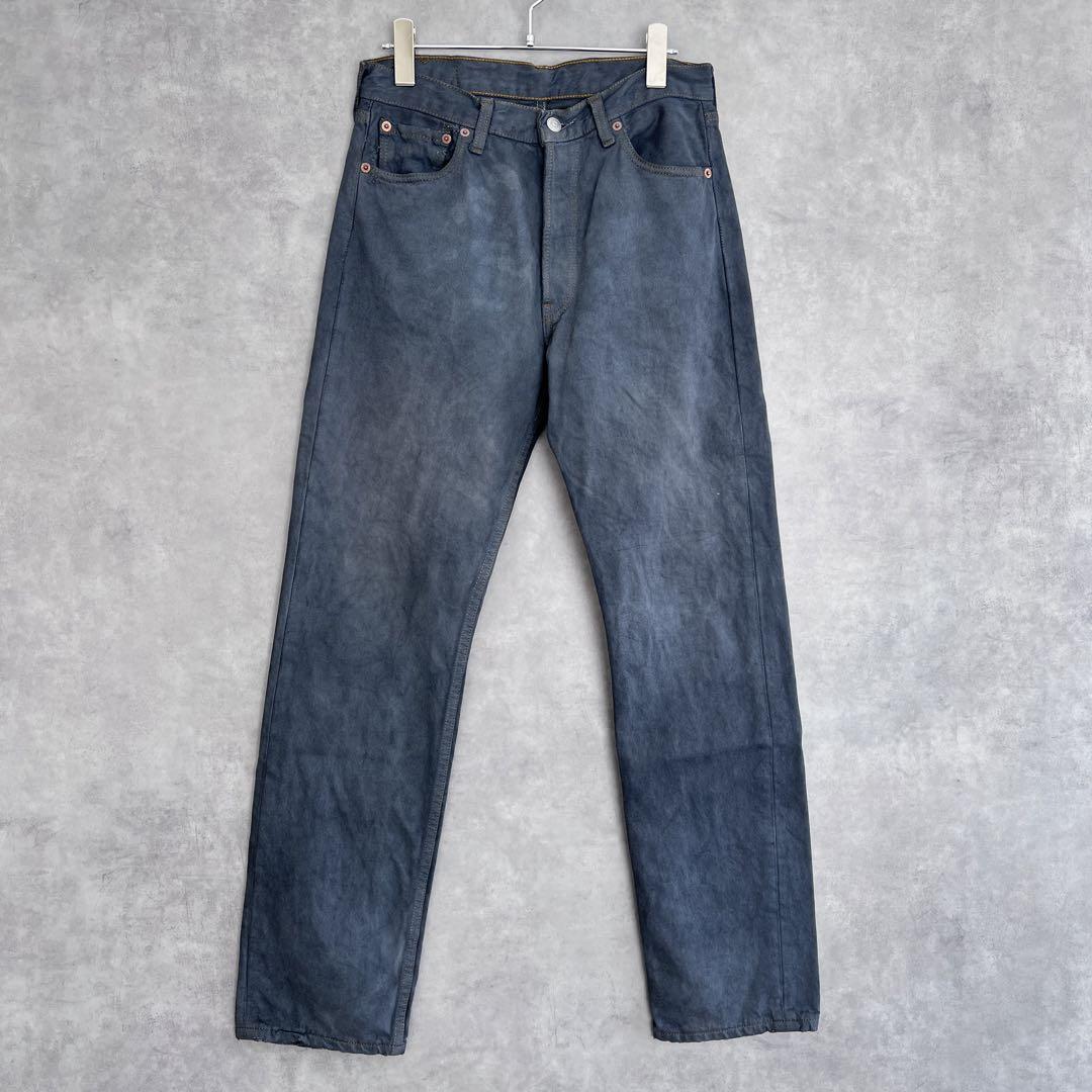 90s Levi's ユーロリーバイス 501 デニムパンツ後染めグレー