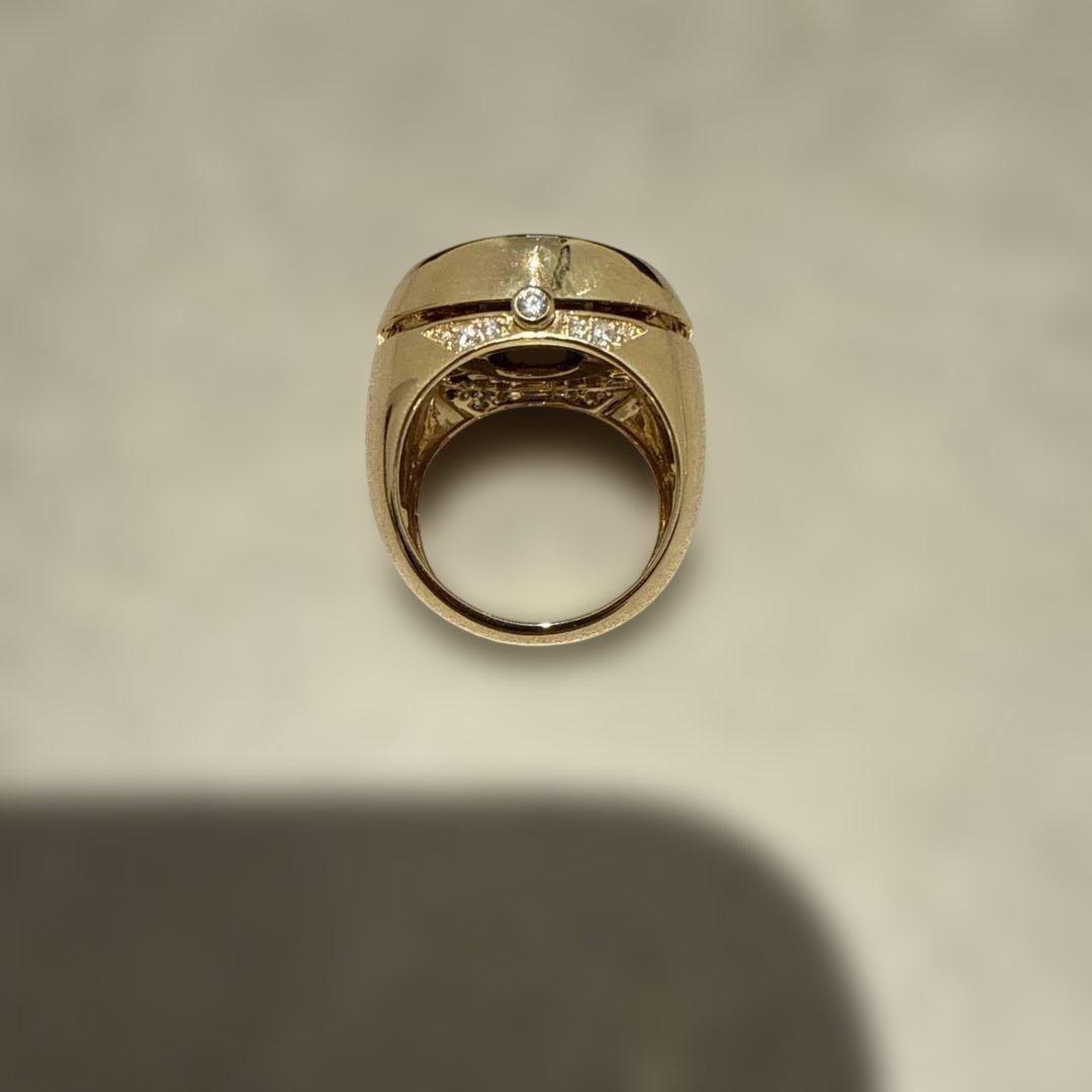 菅原靴店 別注オーダーリング シガーカッター金無垢K18YG