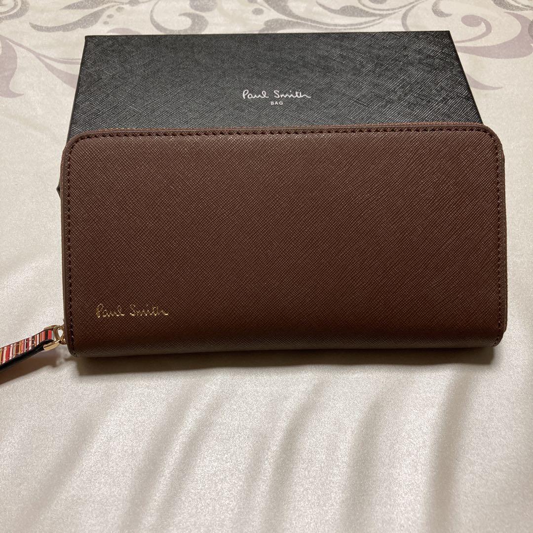 クルース再げ 専用ポールスミス Paul smith 長財布 レザー 牛革