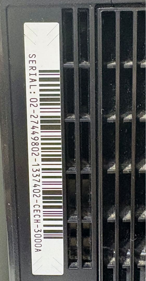 PS3 本体のみ3台セット全体的に状態が悪い UP786_INFO