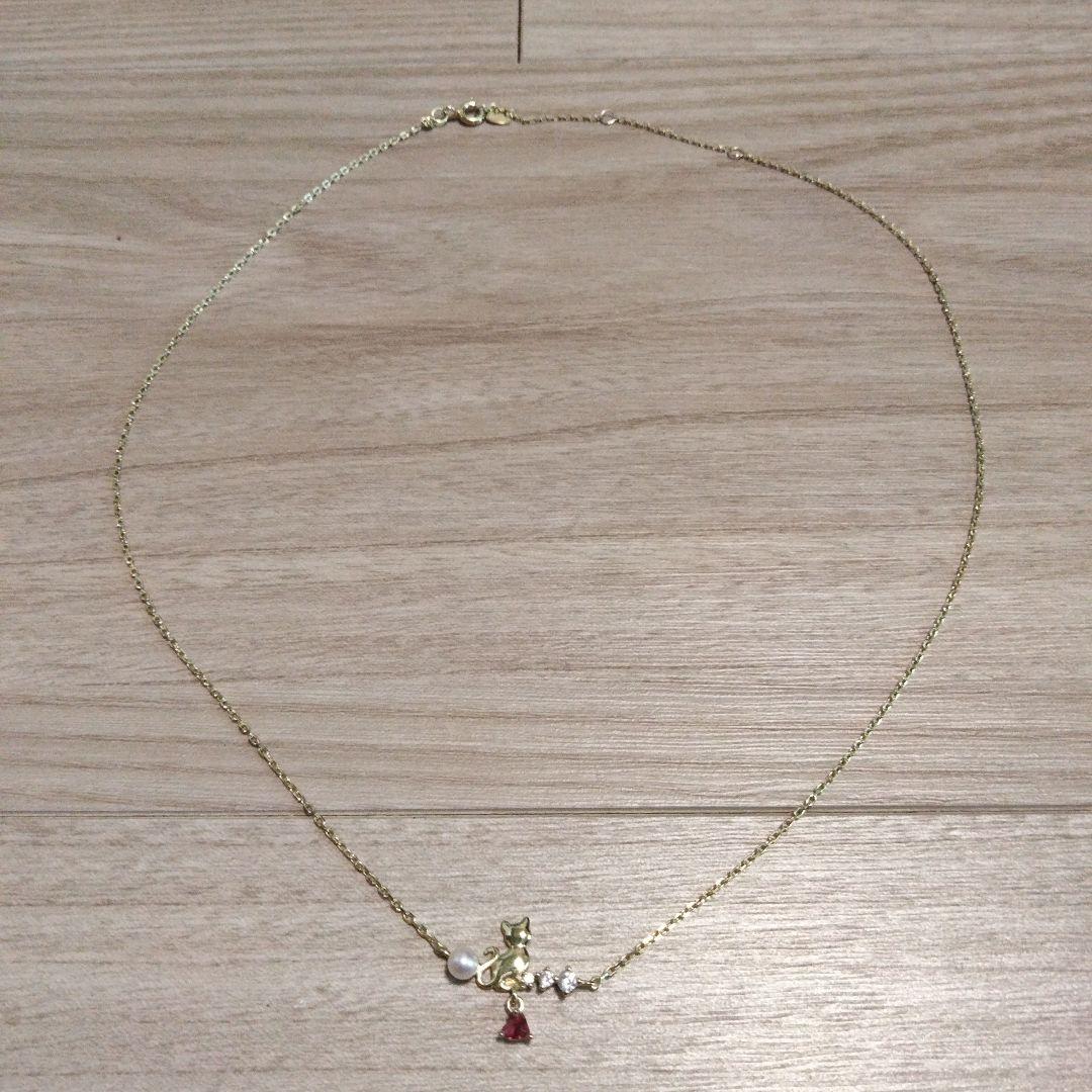 925 デザイン ねこ ネックレス