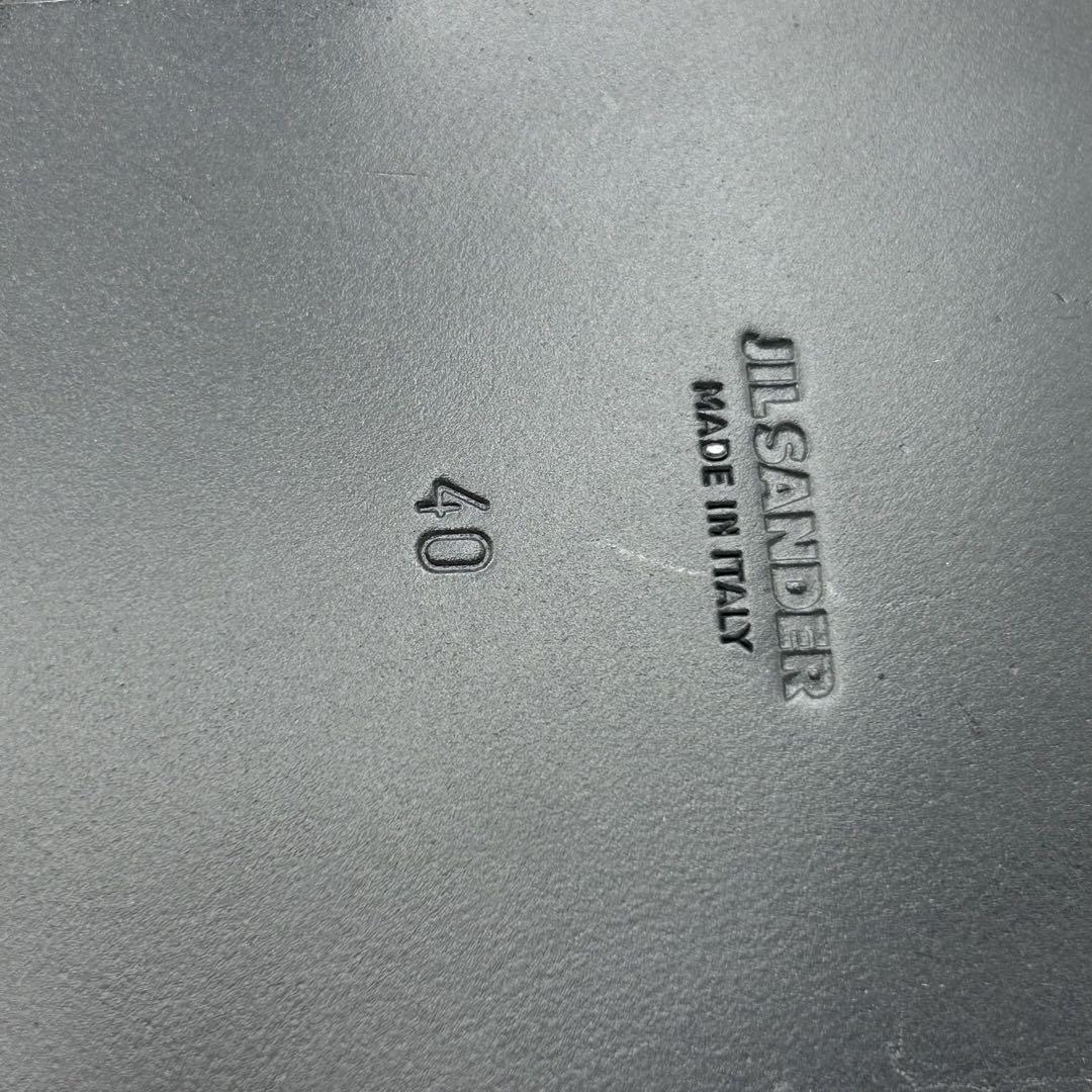 【定価12万超】極美品JIL SANDER レザーサンダル 40サイズ 箱・袋付